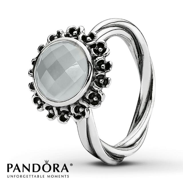 Dainty Beaded Flower Moonstone Ring – Midsummer Star