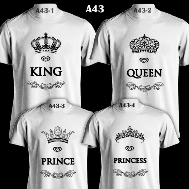 Desain Kaos Couple King Queen Couple Keren