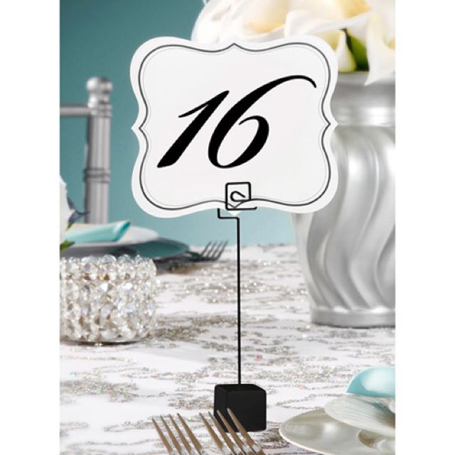 Wedding Table Number Holders Everything Else On Carousell