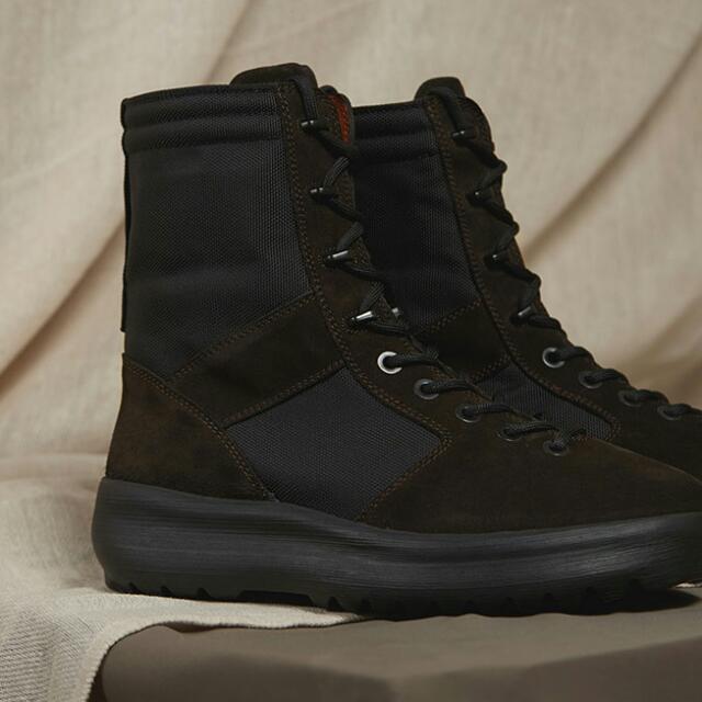 yeezy mens military boot