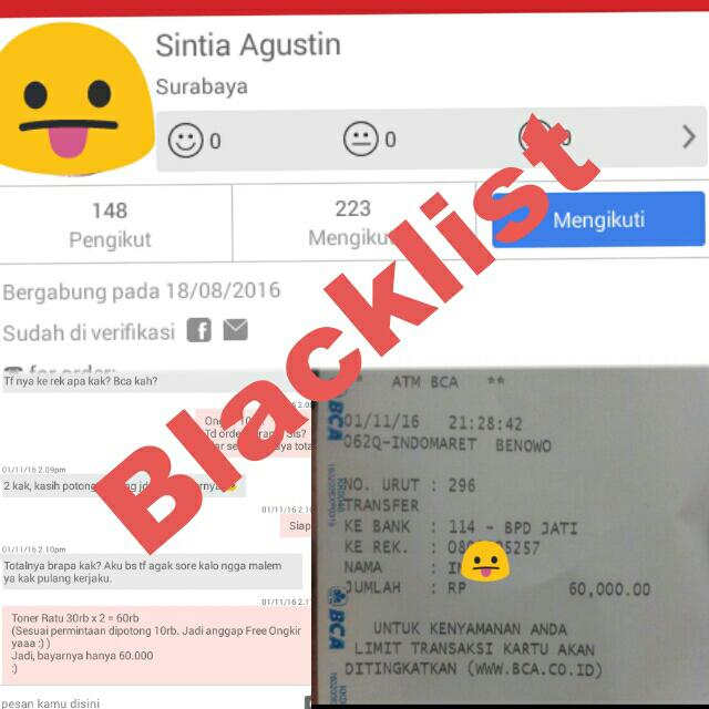 Blacklist Komunitas Di Carousell