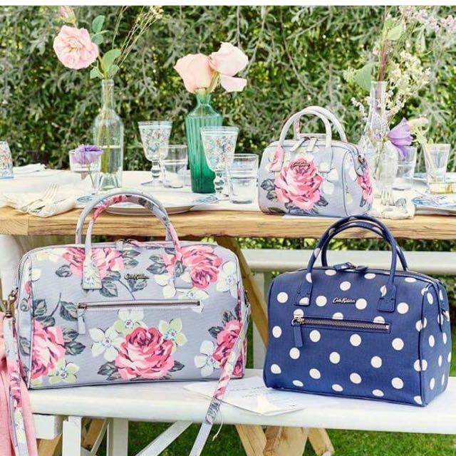 CATH KIDSTON ORIGINAL EMBOSSED BOWLER BAG