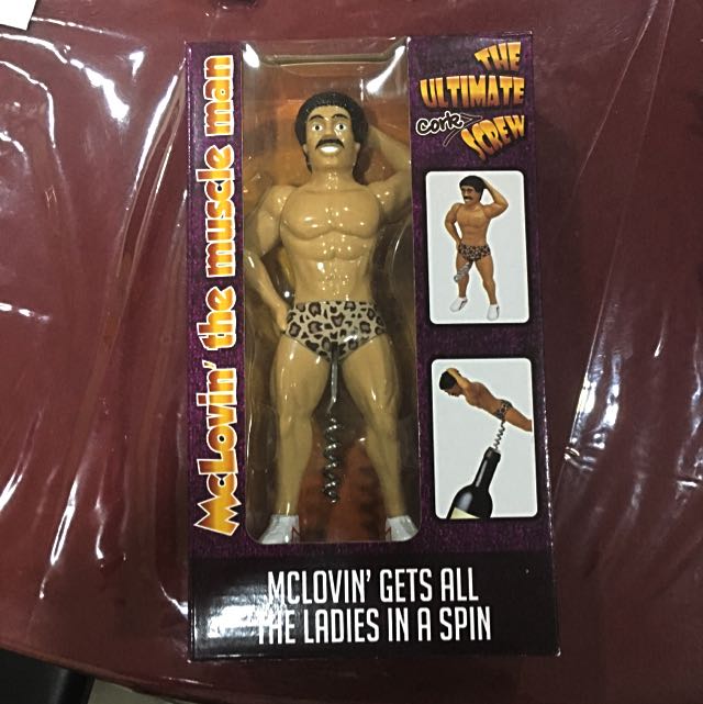 Corkscrews & Openers Bar Tools McLovin the Muscle Man Cork Screw Waiter