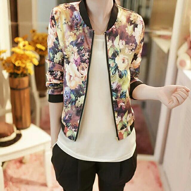 floral print jacket