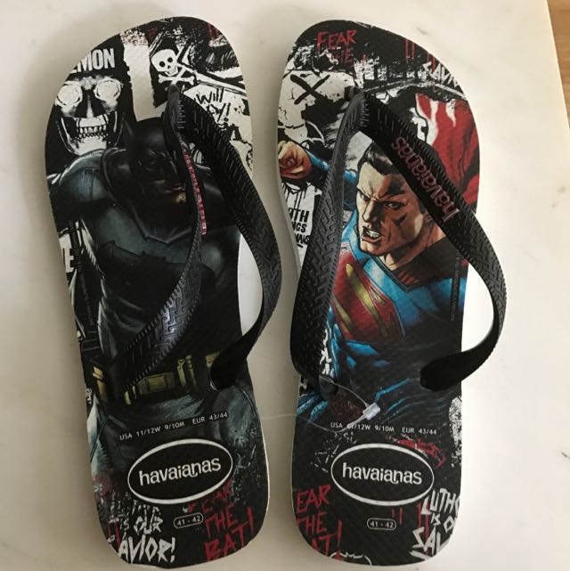 Havaianas Original Vs Superman, Fashion, Footwear, Flipflops and Slides on