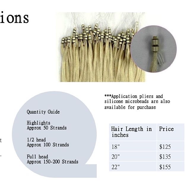 Microbead Hair Extensions Health Beauty Hair Care Styling On