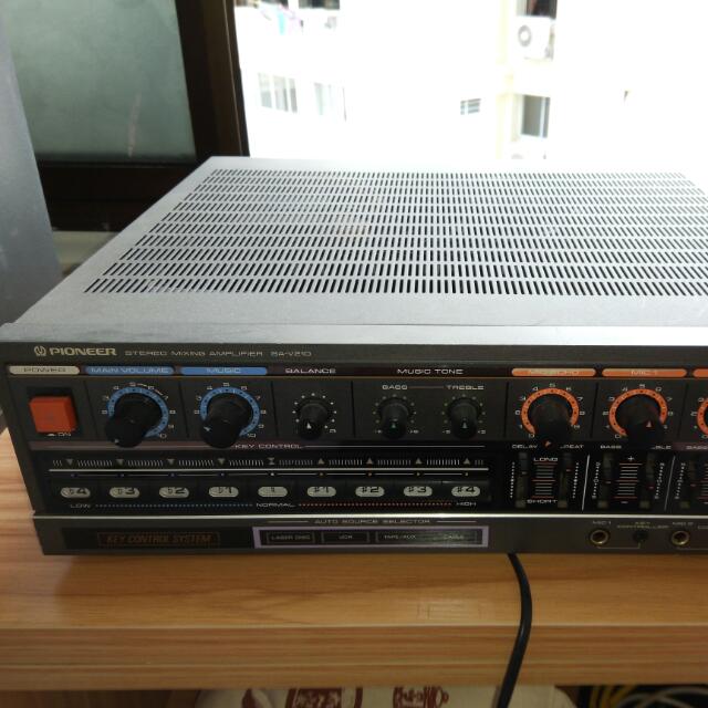 Vintage Pioneer Stereo Mixing Amplifier SAV210, for Karaoke system