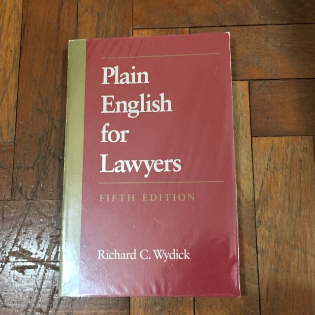 Plain English For Lawyers 5th Ed Books Stationery Fiction On Carousell