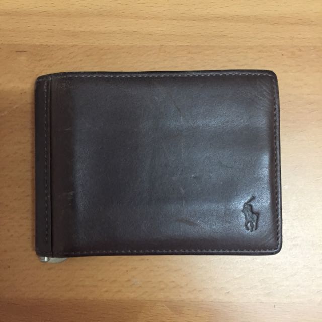 polo card holder with money clip