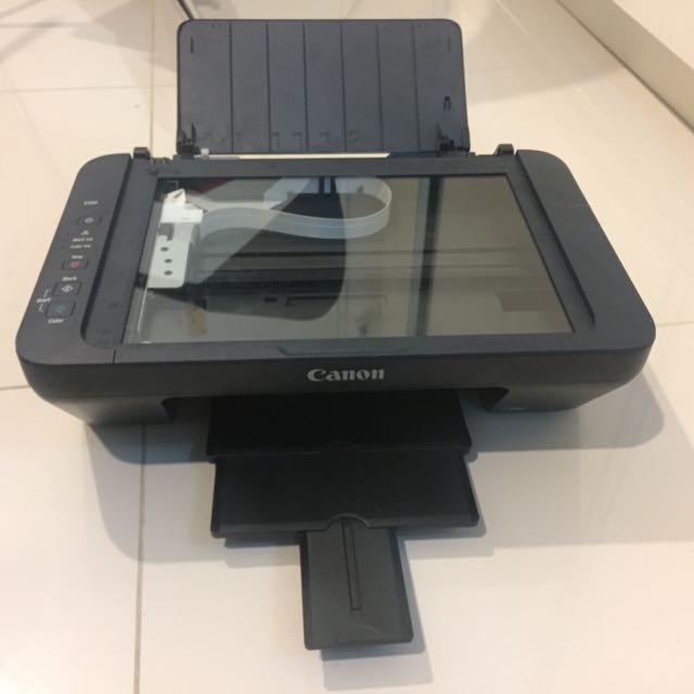 printer canon pixma e400 black roller jam