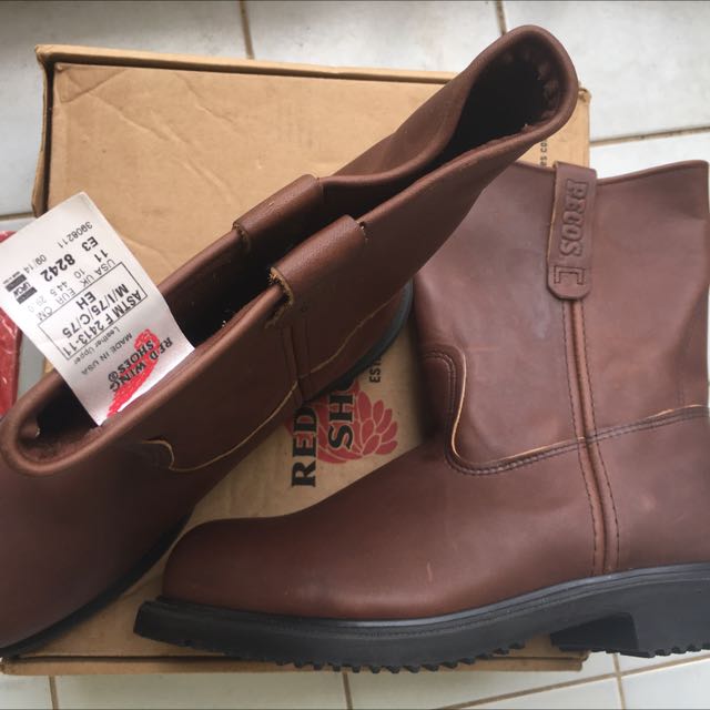 Red Wing Pecos Shoe 8242 Saiz 10 Uk Made In Usa