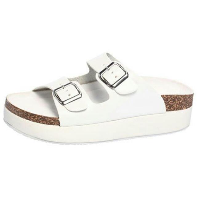 Air and Ever White Flatforms, Women's 