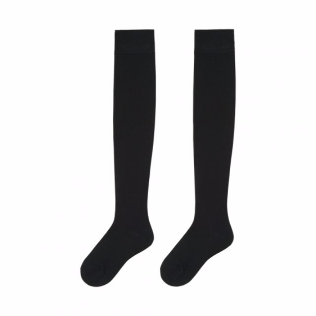 Reserved BNWT Uniqlo HEATTECH Over The Knee Socks 2 Pairs Black Women s Fashion Watches Accessories Socks Tights on Carousell
