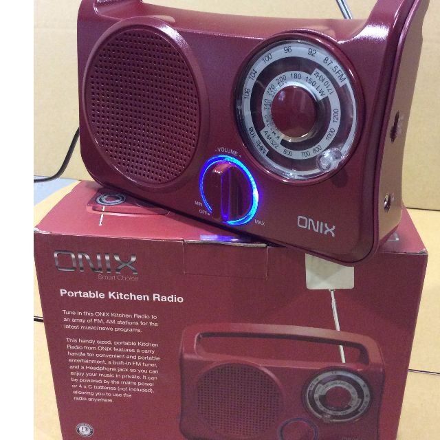 Brand New ONIX Portable Kitchen Radio Retro look BULK PURCHASE 3