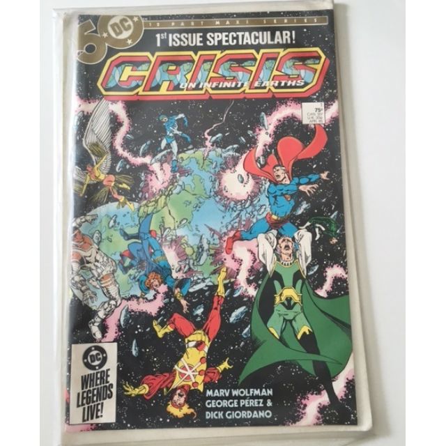 Dc Comics Crisis On Infinite Earths Issue No 1 Marv Wolfman