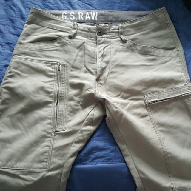 G Star Raw Powel 3d Tapered Pants Army Green W33 L32 Men S Fashion Clothes On Carousell