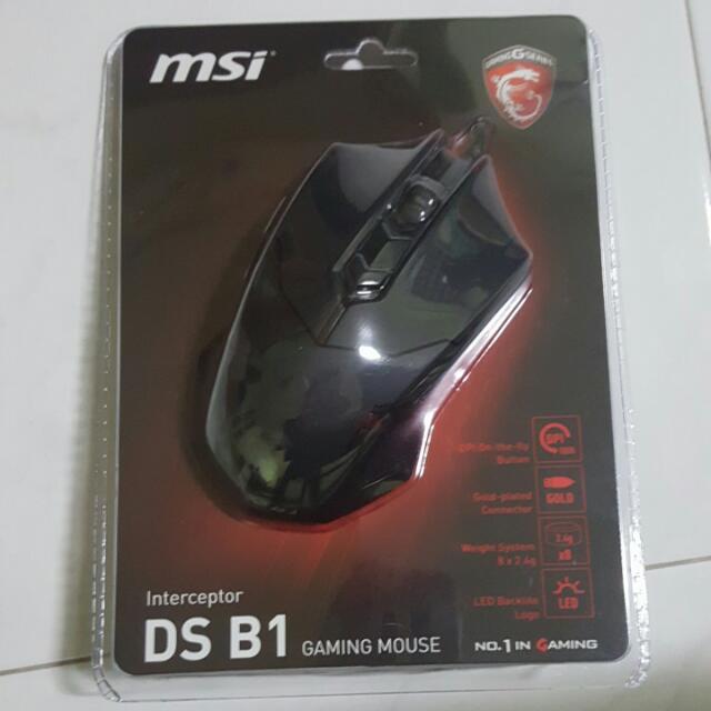 Msi Interceptor Ds B1 Gaming Mouse Electronics Computer Parts Accessories On Carousell