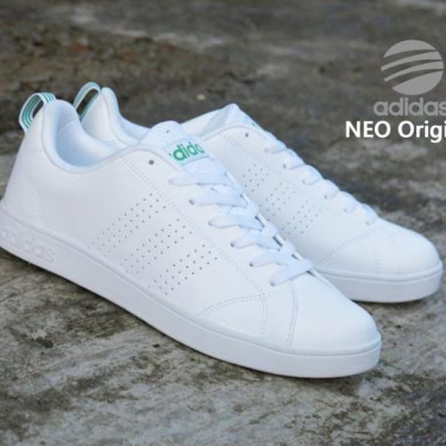 Sepatu Casual Adidas Neo Original Full White Putih Sneakers