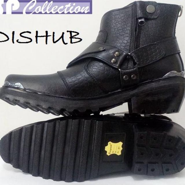 Sepatu Tunggang Pendek Dishub Sepatu Polisi Sepatu Polantas Sepatu Polri Sepatu Tni Sepatu Tentara Sepatu Kulit