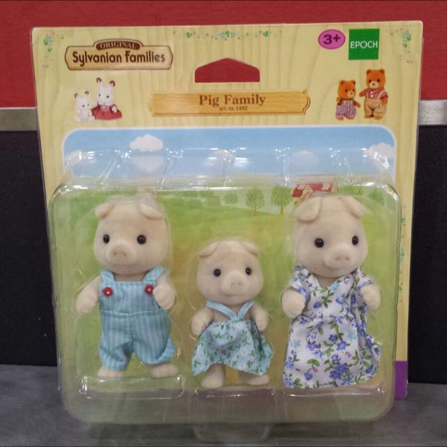sylvanian families pig triplets