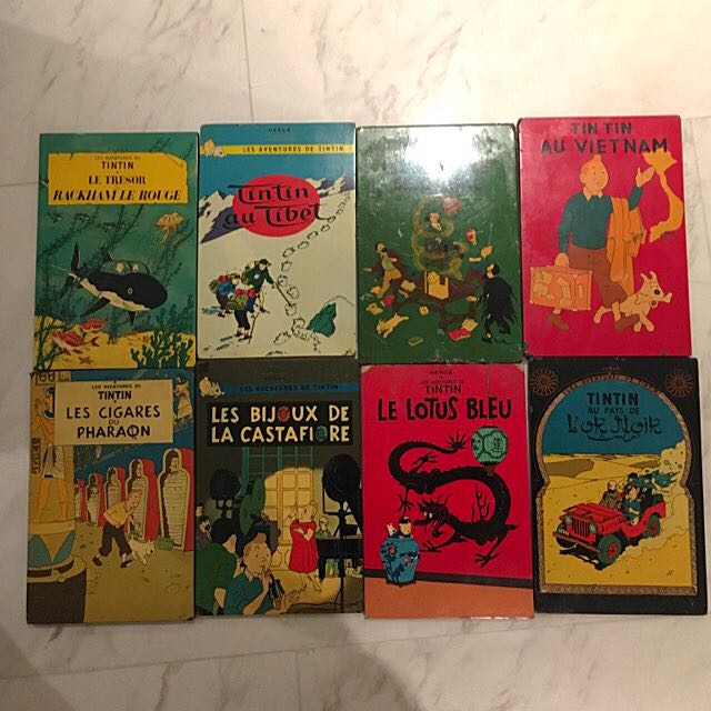 TinTin Lacquer Paintings (to give away), Hobbies & Toys