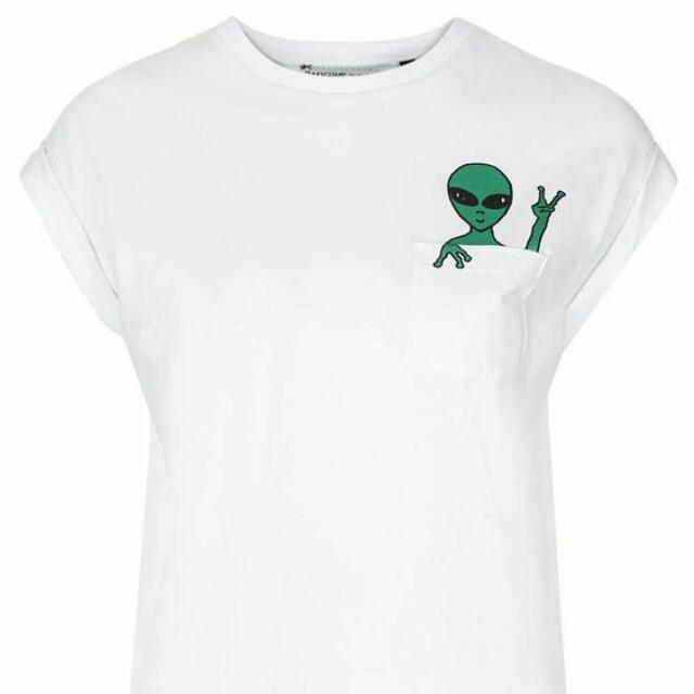 alien t shirt topshop