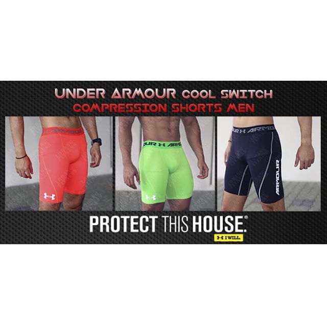 under armour coolswitch compression shorts