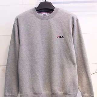 FILA 刺繡LOGO 刷毛衛衣  免運中