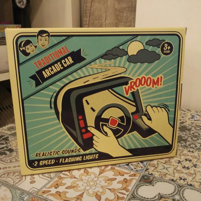 80's Retro Arcade Car Game, Toys & Games, Bricks & Figurines on Carousell