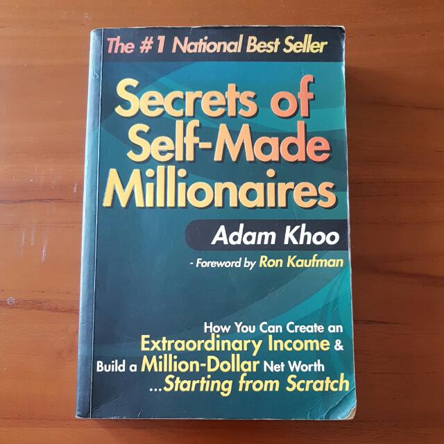 SECRETS OF SELF MADE MILLIONAIRES ADAM KHOO EPUB DOWNLOAD