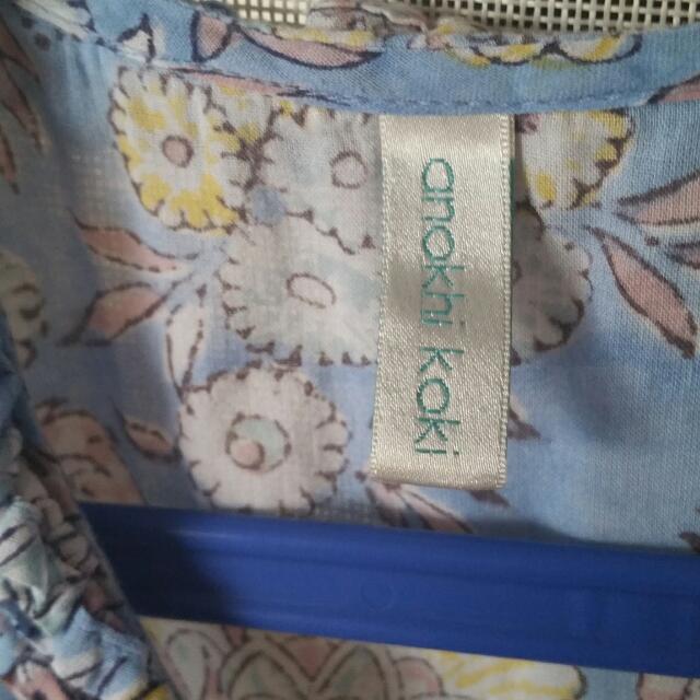 Anokhi Koki Wrap Dress Girl Ages 68, Babies & Kids, Babies & Kids