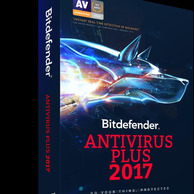 Bitdefender Antivirus Plus 2017 (***1 year, 3 pc), Computers ...