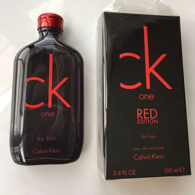 ck one red limited edition