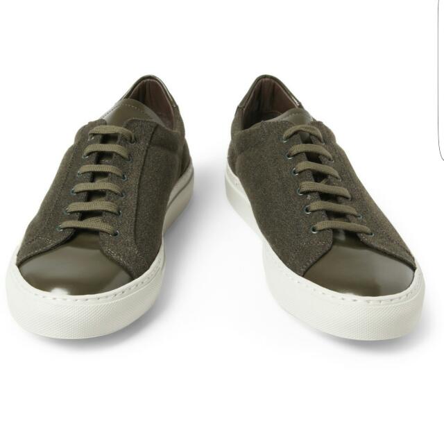 Common Project Olive Wool Achilles Size 42 Men s Fashion Footwear Dress Shoes on Carousell