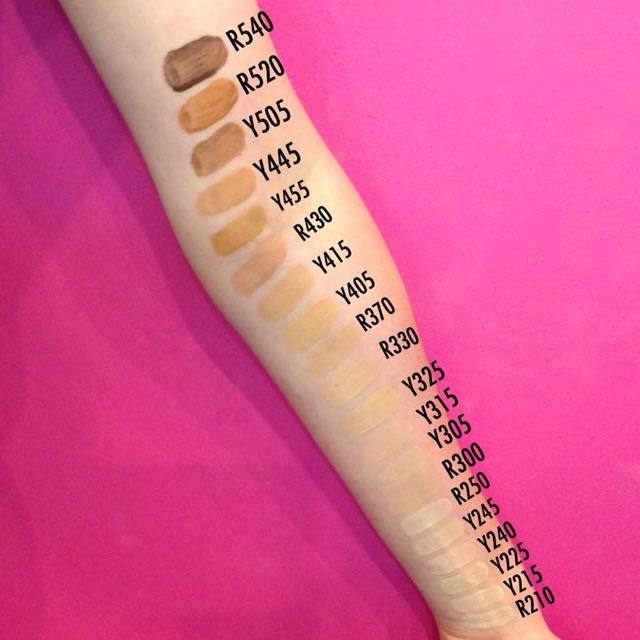 MegaMay Makeup Forever Water Blend Foundation Y445, Beauty & Personal Care, Face, Makeup on