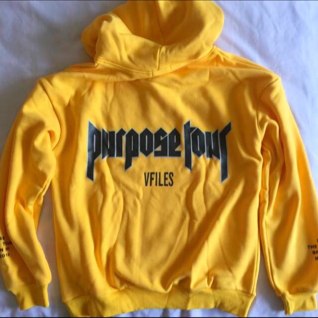 Purpose Tour Merch Security Vfiles Hoodie Men s Fashion Tops Sets Hoodies on Carousell