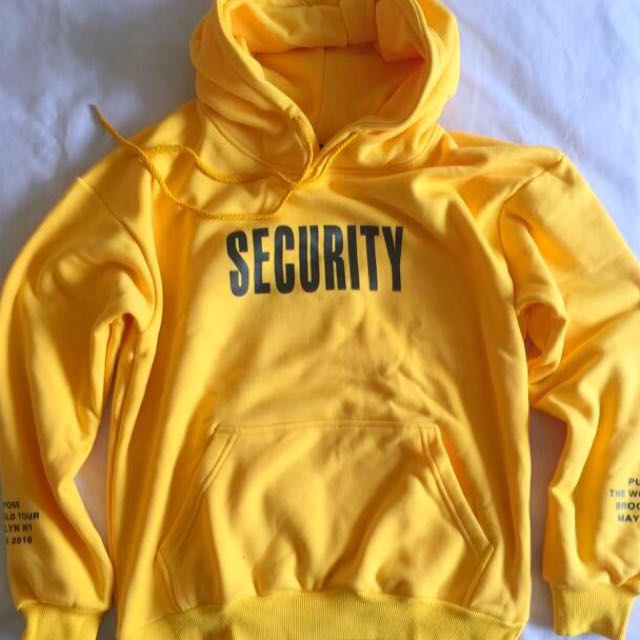 Security hoodie yellow