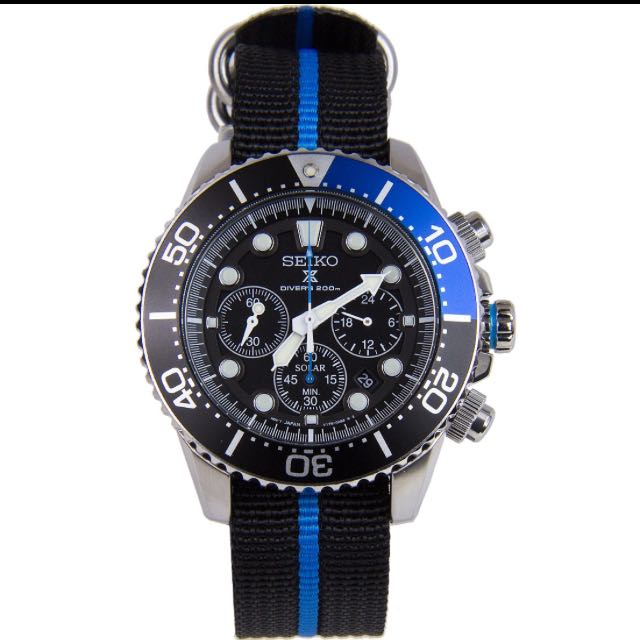 SEIKO SOLAR CHRONOGRAPH WATCH SSC017P1 SSC017P Men s Fashion Watches Accessories Watches on Carousell