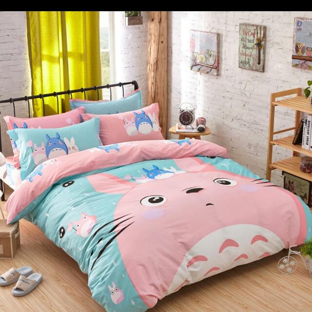 Totoro Bedding Set Women S Fashion On Carousell