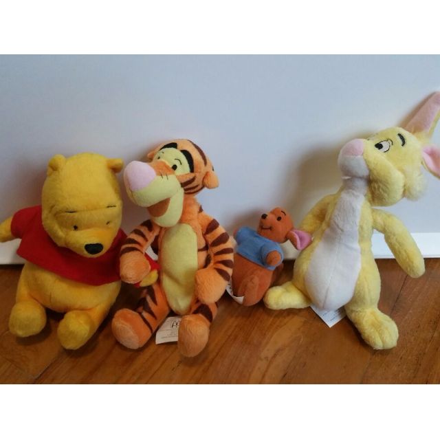 winnie the pooh characters soft toys