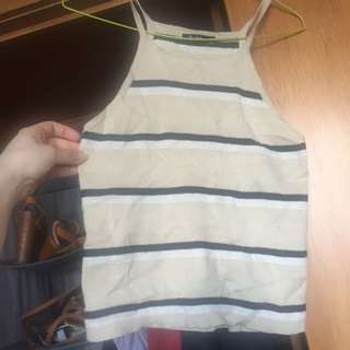 Striped Crop Top