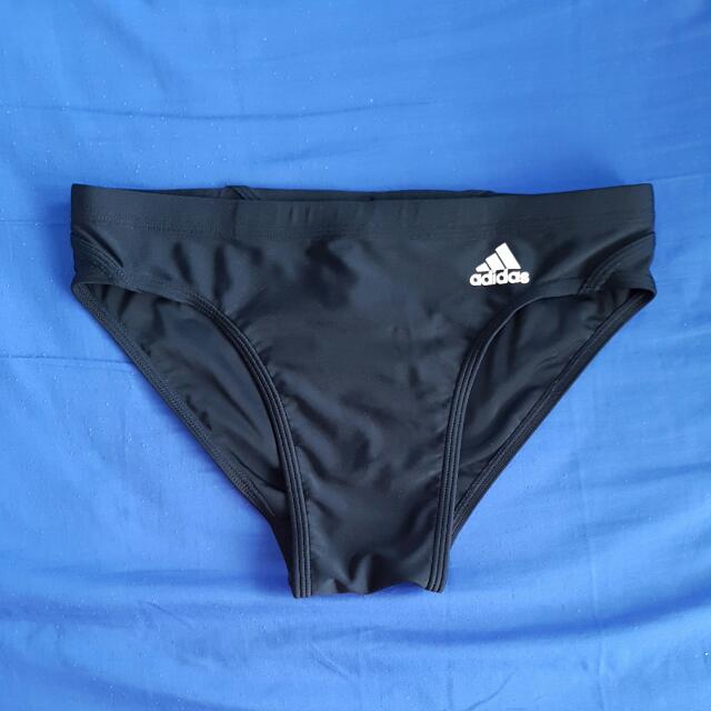 Mens adidas discount swim brief