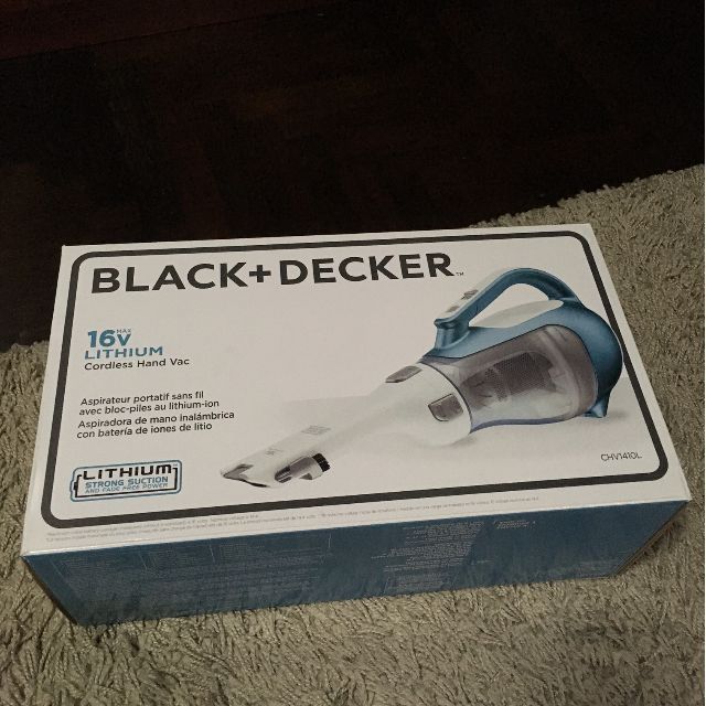 BLACK + DECKER CHV1410L 16 volt Lithium Cordless Dust Buster Hand Vac 