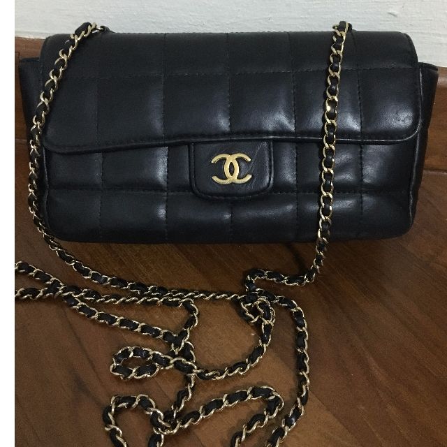 chanel square quilted bag