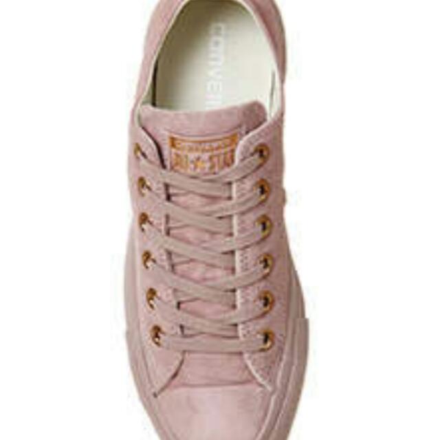Converse All Star Low Leather Burnished Lilac Gold Exclusive, Fashion, Sneakers on Carousell