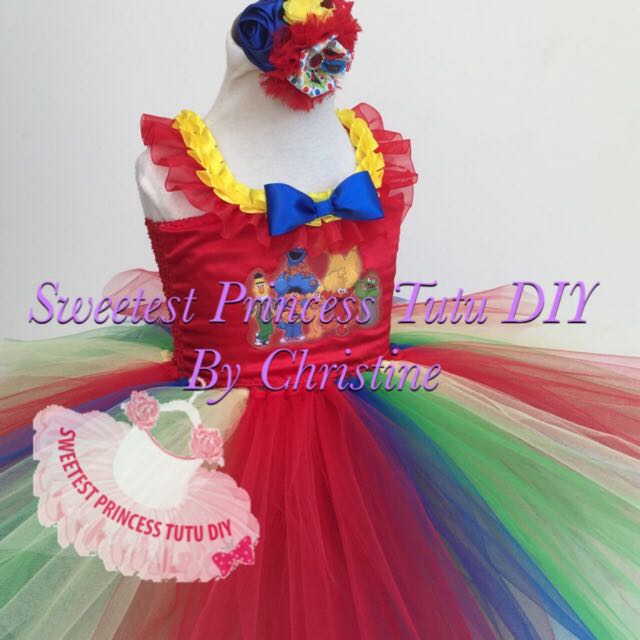 sesame street tutu dress