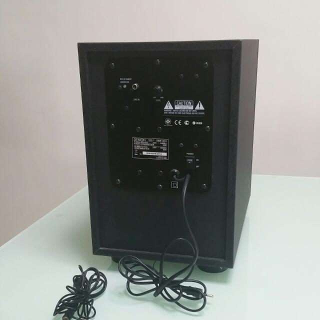(Reserved) Denon 8" Downfiring 100 Watts, Self Powered Active Subwoofer