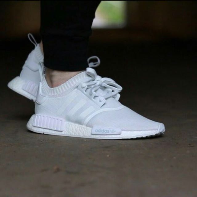 white adidas nmds