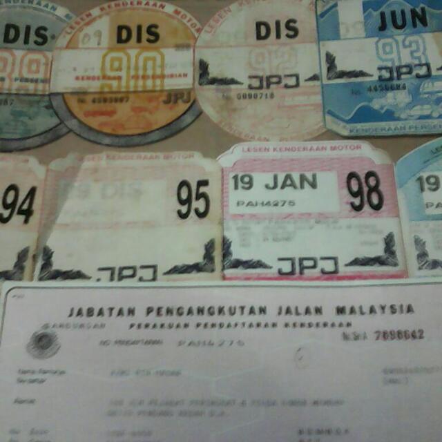 Geran Cukai Jalan Lama Auto Accessories On Carousell