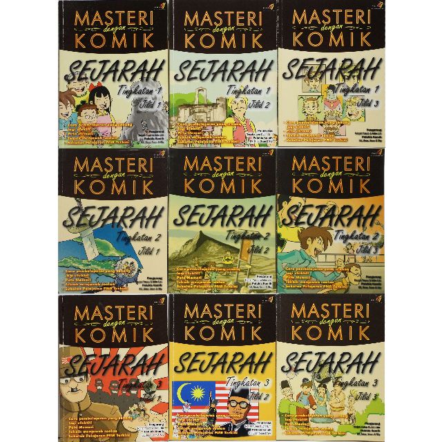 Masteri Dengan Komik Sejarah Form 1 3 Books Stationery Books On Carousell